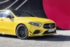 A yellow Mercedes-AMG A 35 4MATIC (2018) 