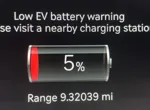 low ev battery warning