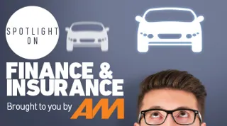AM spotlight on finance and insurance special report cover April 2023