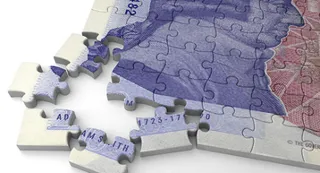 Jigsaw of a £20 note