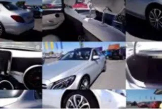 A collage of multiple images of a silver car or its features from different angles