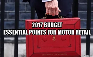 Budget 2017 for motor retailers