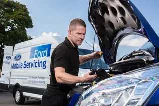 Ford's mobile service van programme
