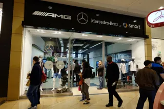 Mercedes-Benz Retail's pop-up store in Birmingham’s Bullring shopping centre