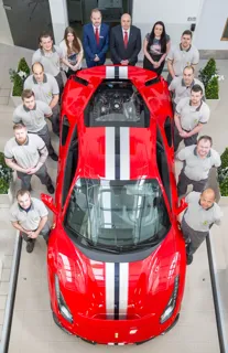 New Ferrari Service Centre at Meridien Modena, Lyndhurst - The Ferrari aftersales team