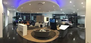 The showroom of Motorline's Lexus dealership in Tunbridge Wells