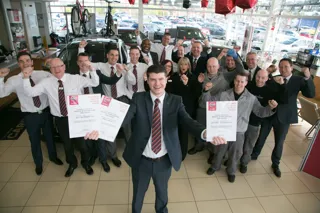 Bristol Street Motors Nissan Darlington wins customer quality award