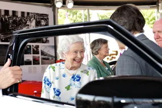 Queen Elizabeth II  at the Coronation Festival in 2013