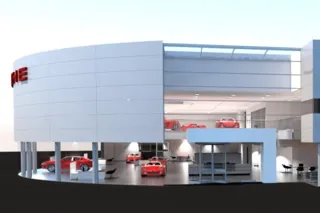 Artist's impression: Pendragon's new Stratstone Porsche Centre in Stockport