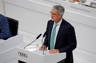 Former Audi chief executive, Rupert Stadler