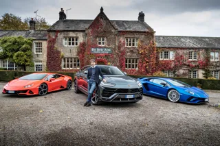 Lamborghini EMEA region chief executive, Andrea Baldi, in Yorkshire for the opening of Park's Motor Group's new Leeds showroom