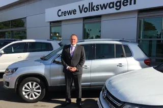 Andy Poole at Swansway's Crewe Volkswagen centre