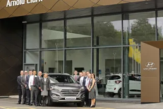 Arnold Clark's Hyundai dealership in Glasgow