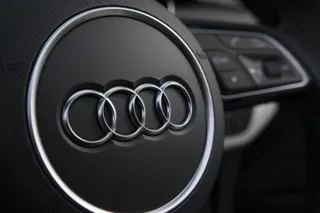 Audi steering wheel logo