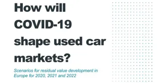 The cover of Autovista’s ‘Scenarios for residual value development in Europe for 2020, 2021 and 2022’ whitepaper