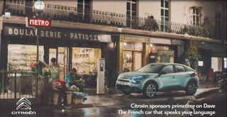 Citroen UK adverts on UKTV's Dave channel