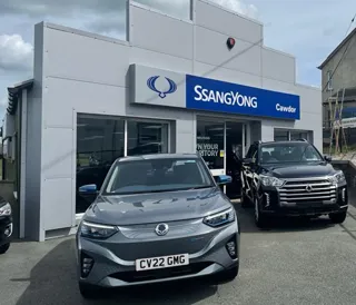 Cawdor Cars' SsangYong Motors UK dealership in Llanybydder, Carmarthenshire