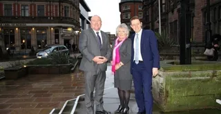 Photo caption (from left to right): Cllr Jim O'Boyle, Coventry City Council cabinet member for jobs and regeneration; Cllr Patricia Hetherton Coventry City Council cabinet member for city services; and Andy Street, Mayor of the West Midlands