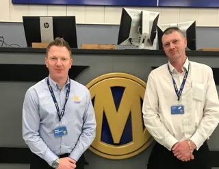 Manheim's new general managers, Dean Ashworth and John Fletcher