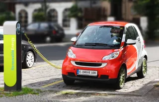 Electric smart car recharging