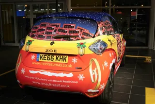 Renault Retail Group's festive Zoe EV