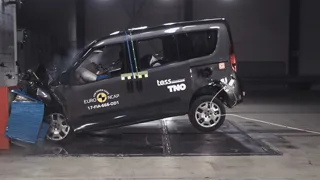 Fiat Doblò in Thatcham Research's Euro NCAP test facility