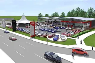 An artist's impression of Hendy Group's Eastleigh showroom