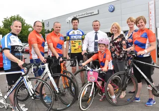 South Hereford Garages supports St Michael's Hospice's Wheelie Big Cycle Ride