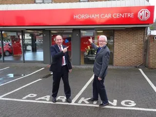 Horsham Car Centre opens its new MG Motor UK showroom
