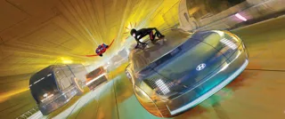 Hyundai concept featured in Spider-Man: Across the Spider-Verse