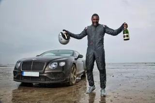 Idris Elba breaks record in Bentley Continental GT Speed