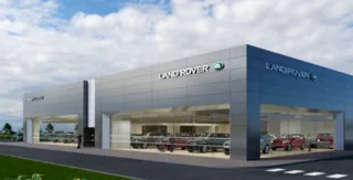 An Inchcape JLR Arch Concept dealership facility