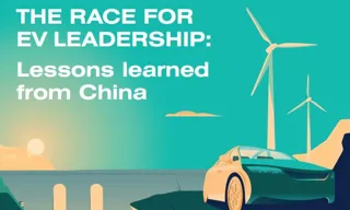 Jato Dynamics' 'The Race For EV Leadership' report cover