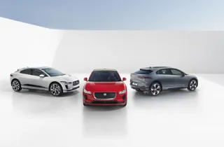 Jaguar Land Rover's (JLR) online showroom, featuring the I-Pace electric vehicle (EV)