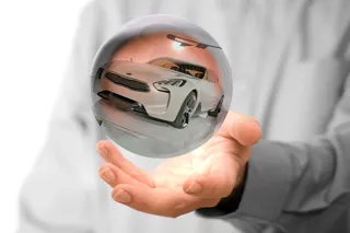 Kia GT concept in a crystal ball