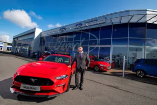 Lookers' new Teeside Ford Store in Middlesbrough and general manager Ken Swindles