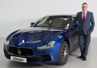 Howard Dalziel, Maserati GB's national corporate sales manager