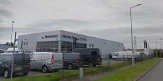 Mercedes-Benz Vans dealership site at Deeside