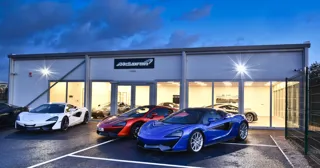 Cambria Automobiles temporary McLaren Automotive dealership in Hatfield