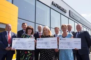 Motorline donates £30,000 to Kent hospices