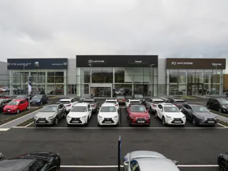 Motorline's £14.5m Hyundai, Lexus and Peugeot showroom development in Gatwick