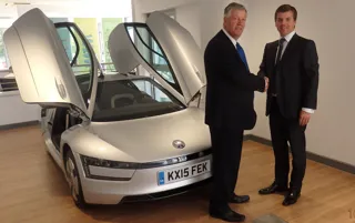 Marriott Motor Group takes delivery of the Volkswagen XL1