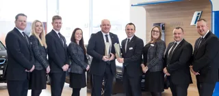 Winning team: BMW UK Dealer of the Year, Peter Vardy BMW Edinburgh