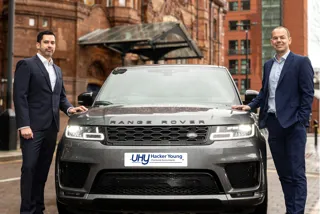 Ryan Wear with David Kendrick, national head of automotive at UHY Hacker Young