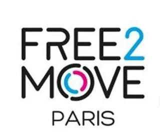 PSA Group's Free2Move Paris car sharing scheme logo