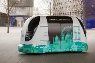“Harry”, a prototype driverless pod being trialled in Greenwich