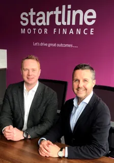 Startline Motor Finance's Gregor Sutherland (left) and Paul Burgess