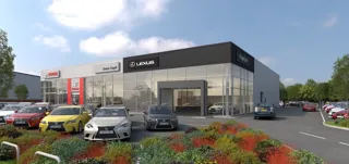 Steven Eagell Group's new Kings Lynn Toyota franchise and Lexus used car sand aftersales site
