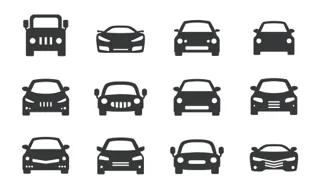 Illustration of various cars from different market segments
