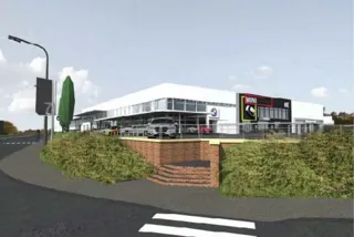 Plans of the new Sytner showroom in Sheffield, drawn-up by AT Architects Limited